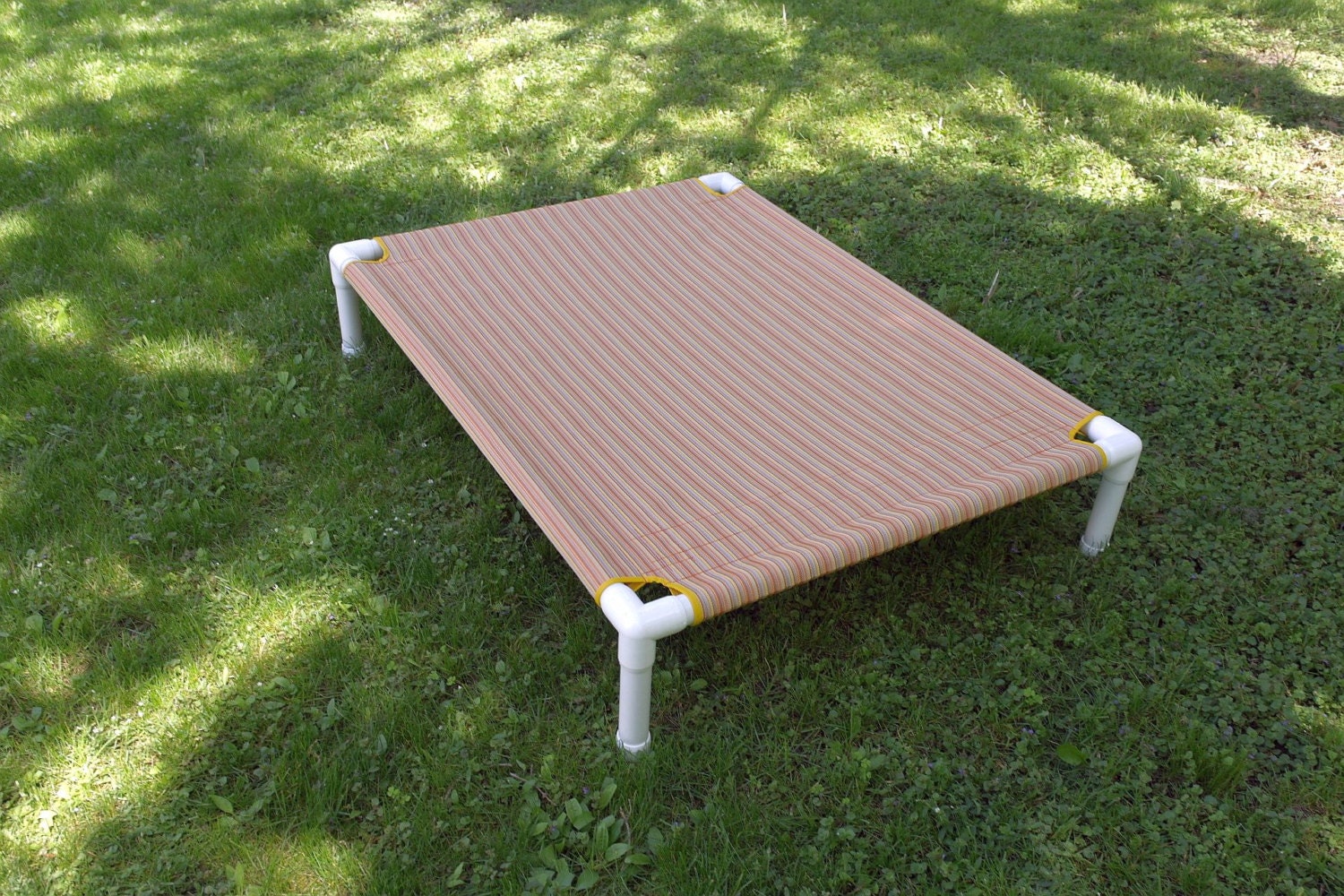 Mesh Dog Bed PVC Pipe Frame Cot Outdoor Pet by DianesK9Creations