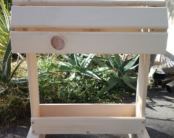 Wood Saddle Stand / unfinished
