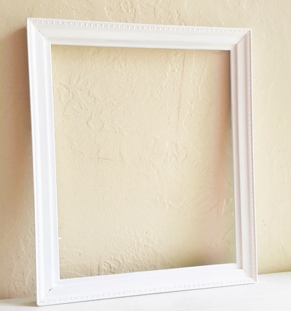 White Wood Picture Frame 10 x 12 Wall Hanging Pretty Simple