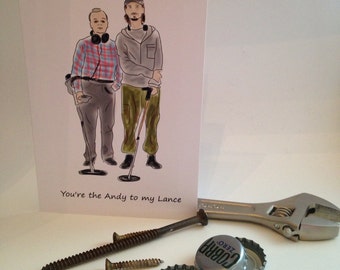 You're the Andy to my Lance Bromance greeting card - The Detectorists