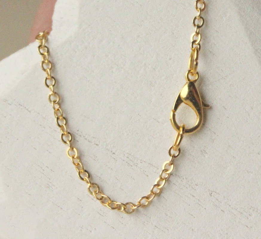 Gold Chain necklace choose 14 inch 45 inch thin gold
