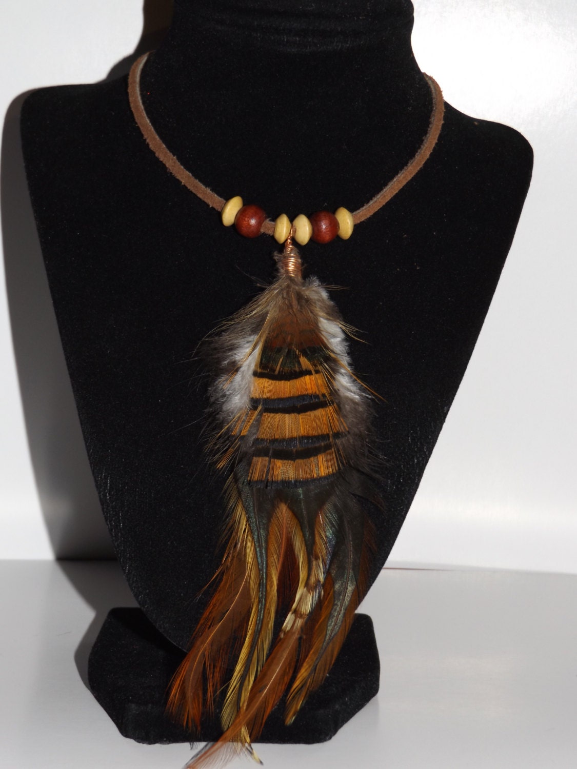 feather-necklace-native-american-jewelry-feather-necklace