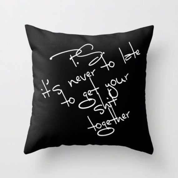 The P.S. Pillow w/ Insert Home Decor | Pillow | Bedding | Dorm Room Bedding | Decorative Pillow |