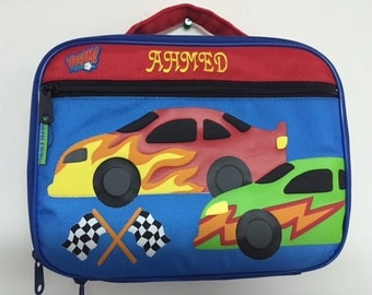 Personalized Stephen Joseph Race Car Lunchbox