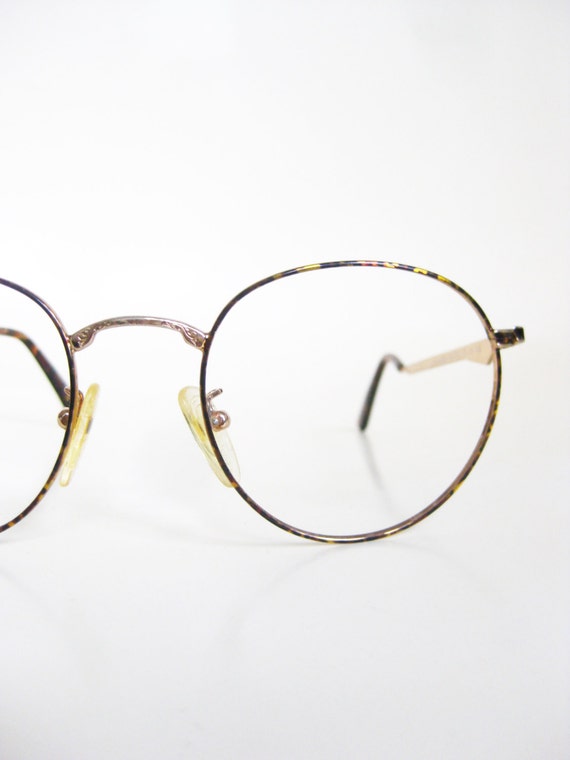 Vintage 1980s Round Eyeglasses Womens P3 Frames Glasses 