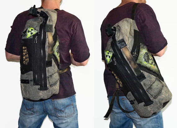 For mens Sling backpack Military backpack Fabric backpack Big