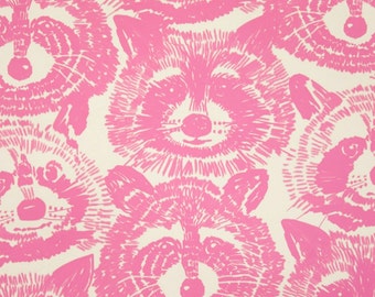 SALE - Alexander Henry - Rocky Raccoon in Pink