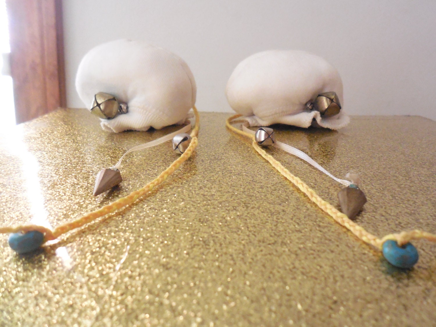 Chun Li Hair Buns Set of 2 Stuffed Clip-On Ox Horns/Buns