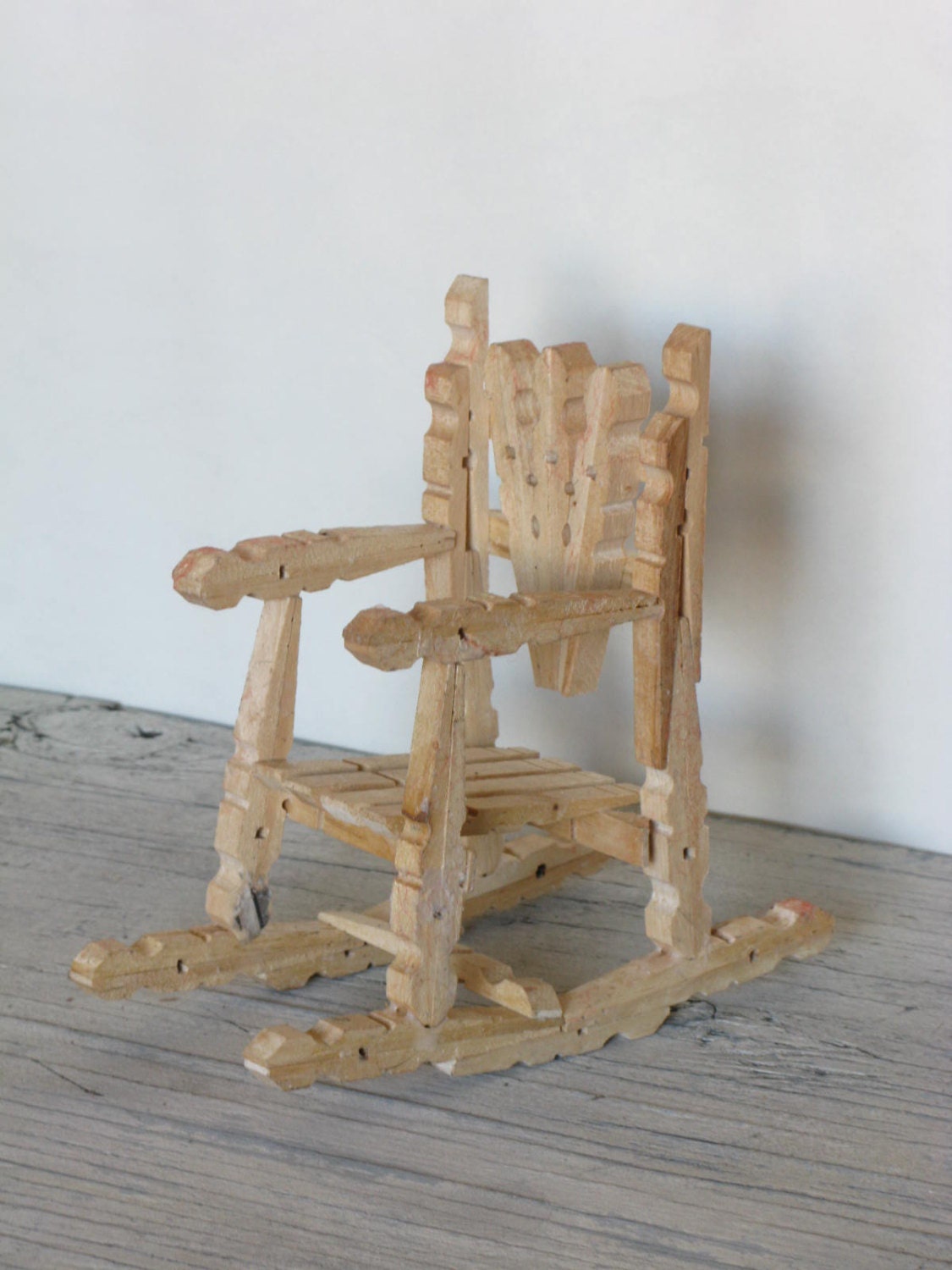 Clothespin Rocking Chair