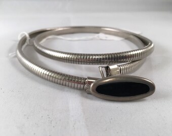 1970s Silver Disco Belt