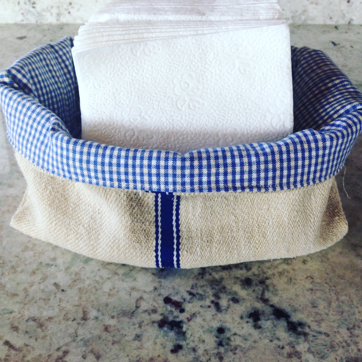 Fabric Storage Basket Fabric Bin Napkin Holder Napkin Basket