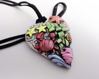 Undersea pendant- home, by Marie Segal