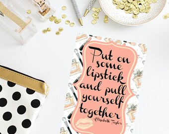 Personalized Girly Planner Dashboard - Personal Planner, A5 Planner, Planner Accessory, Planner Decoration, Paper Planner