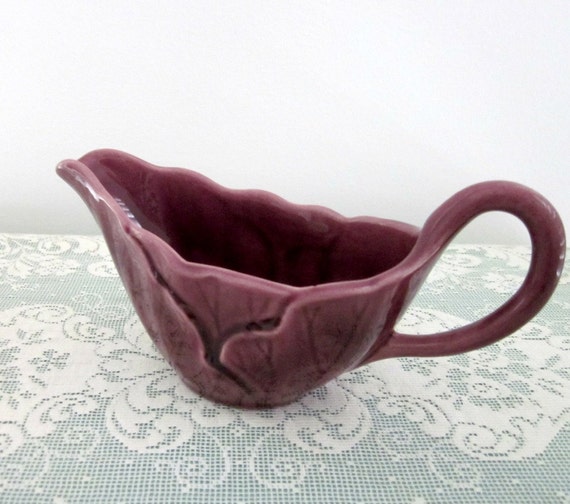 Vintage Metlox Pottery Poppytrail Lotus Cream Pitcher Made