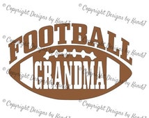 Download Unique football grandma related items | Etsy