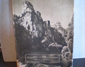 Vintage Mid Century Architecture Book - Castles & Mansions
