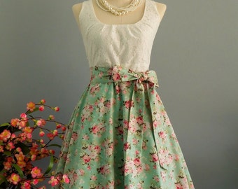 Green dress green party dress green prom dress green floral dress green bridesmaid dress floral bridesmaid dresses green floral sundress
