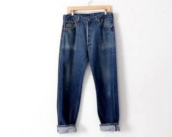 vintage Levi's 501xx denim jeans, waist 33