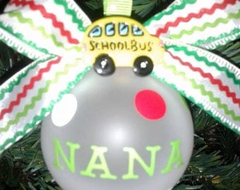 Bus Driver Ornament - Bus Driver Appreciation Gift - FREE SHIPPING