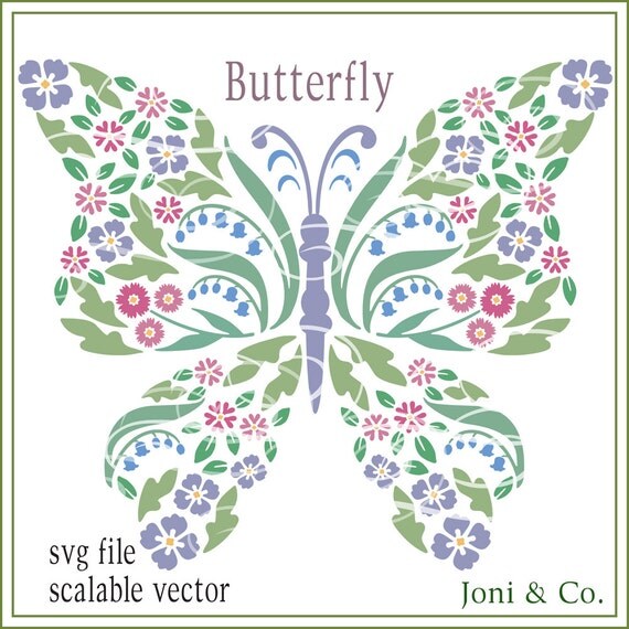 Download Butterfly svg Flower butterfly svg vinyl cutting printing