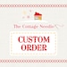 Sharon's Custom Special Order - cross stitch supplies embroidery stitch
