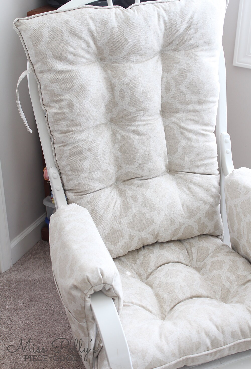 Custom Chair Cushions/ Glider Cushions/ Rocking Chair