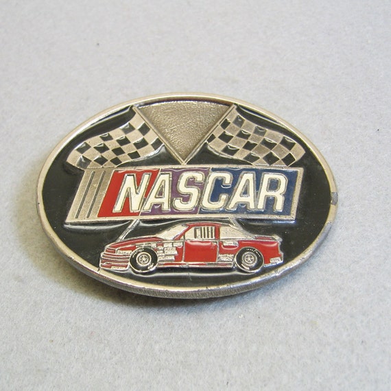 Vintage 1970s NASCAR Belt Buckle