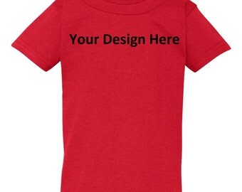 Toddler Custom Embroidered T-Shirt--More Colors