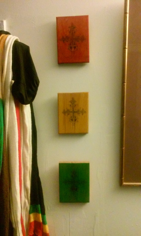 Ethiopian Coptic Cross Original Handmade Wall Hangings African