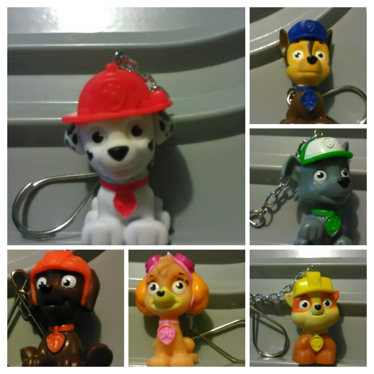 paw patrol plush keychain