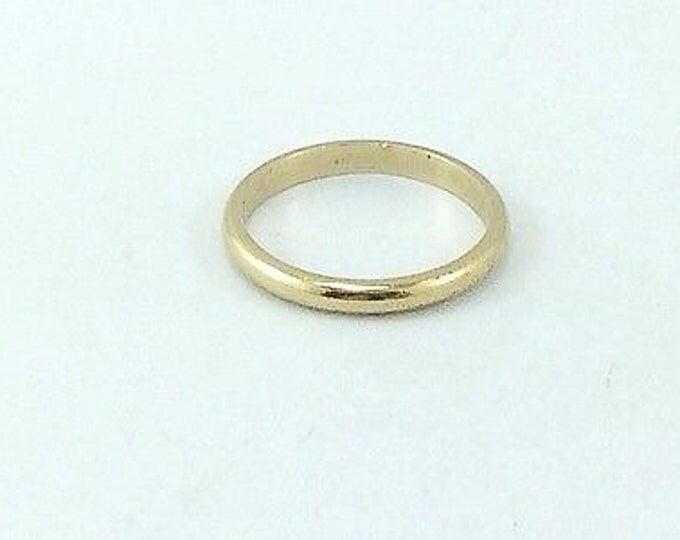 Stunning Vintage Gold Wedding Band Ring, Vintage Solid 10k gold wedding ring. band gold ring. Estate.