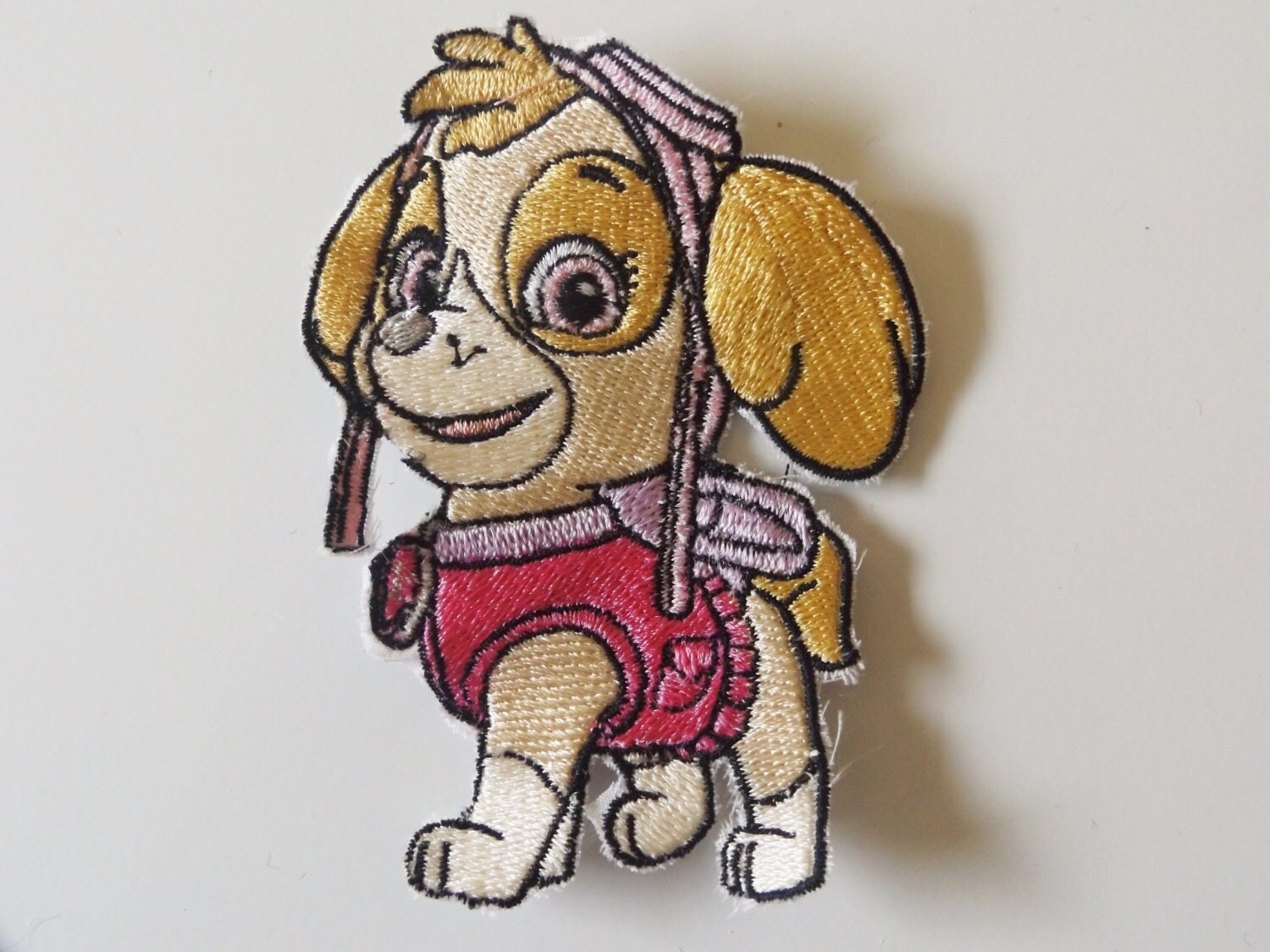 Iron On Patch Embroidered Paw Patrol SKYE