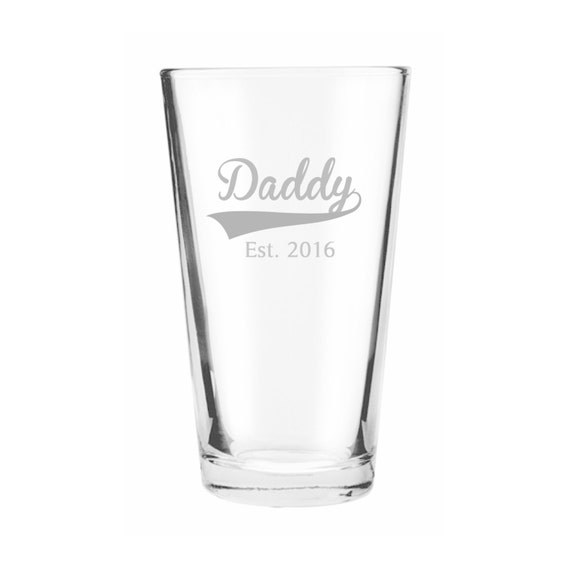 4 Personalized Father's Day Pint Glasses Dad by LifetimeCreations