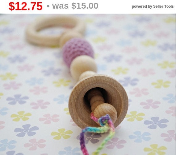 Christmas chrochet baby teether/Gift
