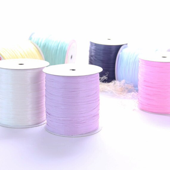 Raffia Yarn Available in 53 colors / 250 m / Yarns for by
