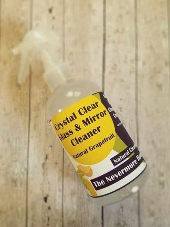 Crystal Clear Glass and Mirror Cleaner Natural Non Toxic Home