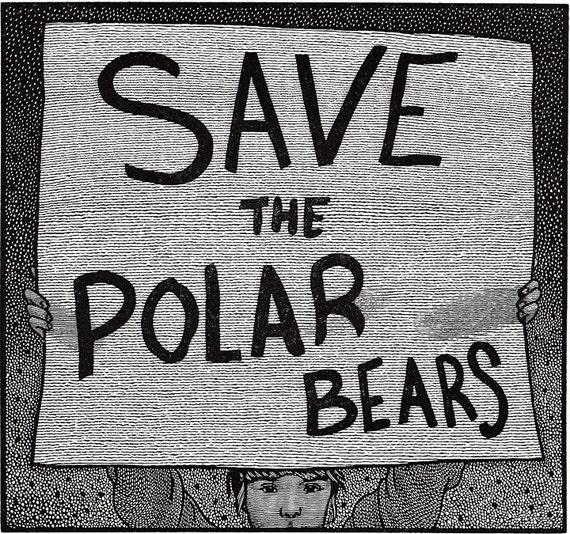 Save The Polar Bears by JonathanJo on Etsy