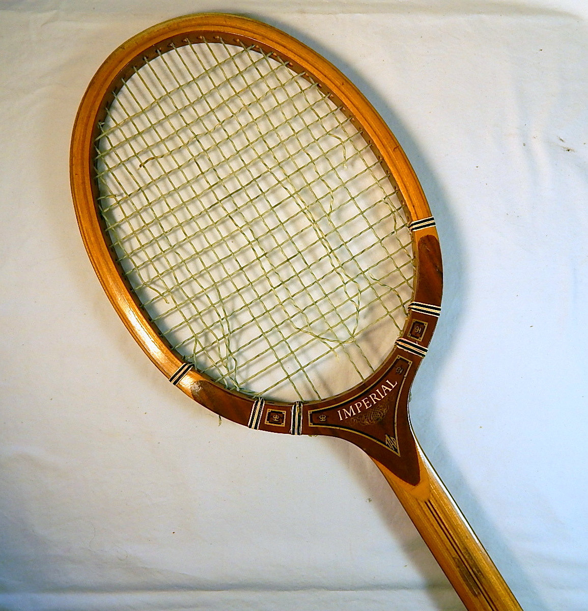 Davis Imperial Tad Vintage Wooden Tennis Racquet by SkippiDiddle