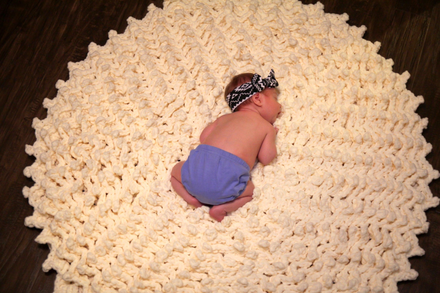 Baby Nursery 40 inch Giant Rug Chenille Extra Thick Soft