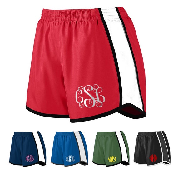 Monogram Ladies Junior Athletic Shorts Personalized Sports