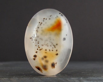 Unique large dendritic Agate cabochon, Semiprecious stone ,Jewelry making supplies B6169
