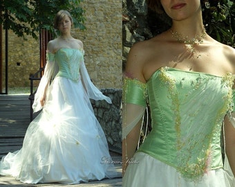 Fairy Princess Corseted Ball or Alternative Wedding Gown - Ariadne.