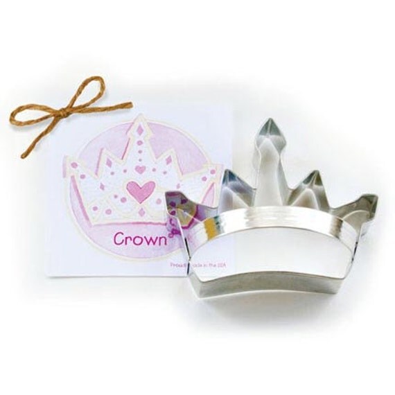 Crown Cookie Cutter Set Princess Tiara Tin Cookie by