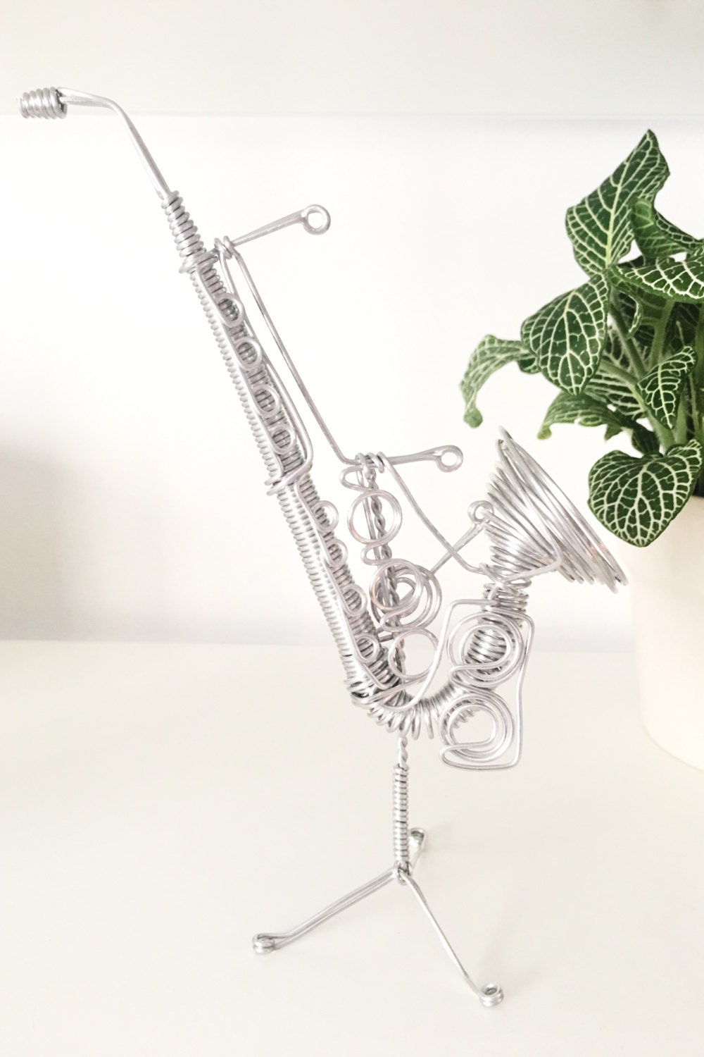 Wire Sculpture Saxophone