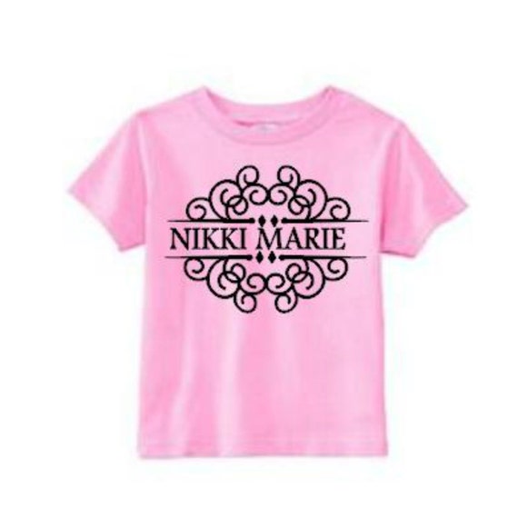 CUSTOM NAME SHIRT Girls tee Boys Tee Childs by MorningWoodStudio