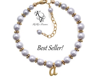 Gold Baby Bracelet Toddler Jewelry Custom Girl Bracelet Personalized Girl Gift Little Girl Jewelry FREE Gift Box Keepsake Baby Gift