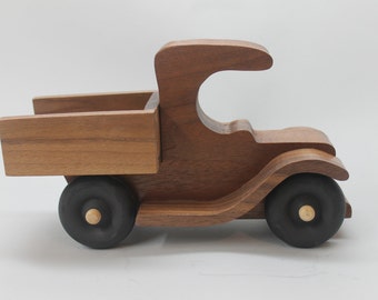 Toy pickup truck, walnut