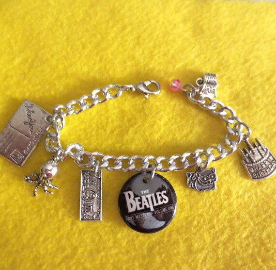 Beatles Memory charm bracelet by SharynKBeatlecrafts on Etsy
