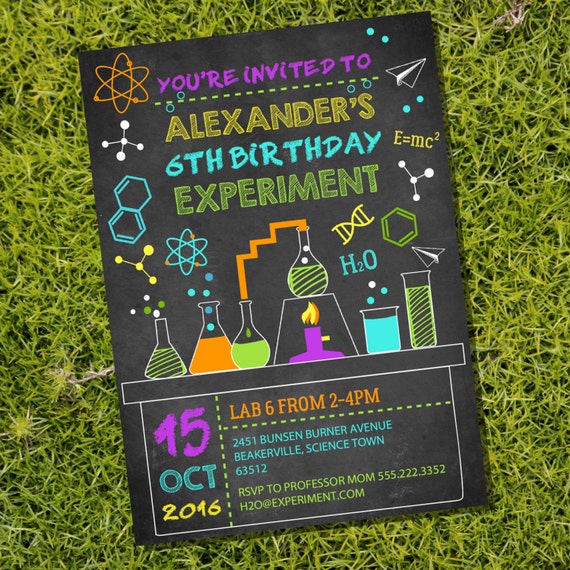 Science Invitation Template 10