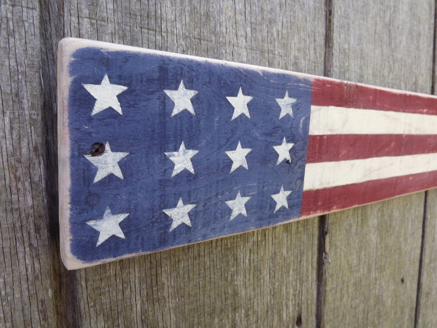 American Flag Sign Pallet Wood Sign Rustic Wood Sign Hand